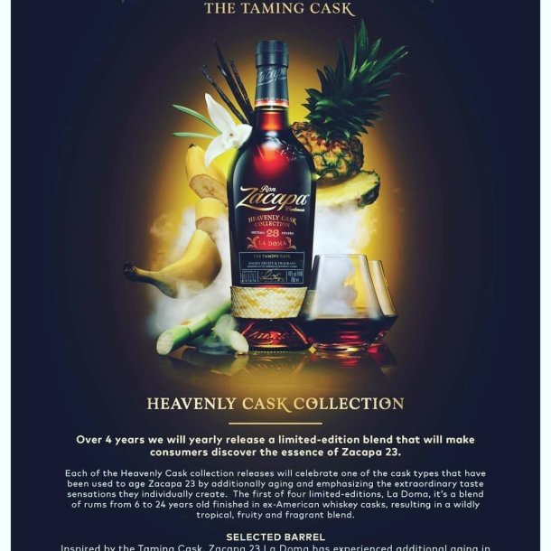 LIMITED EDITION Ron Zacapa La Doma The Taming Cask! 40%