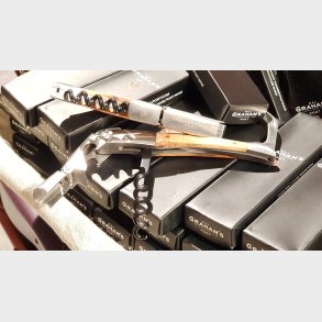 Laguiole kvalitets tjener proptrkker i tr og rustfri stl 