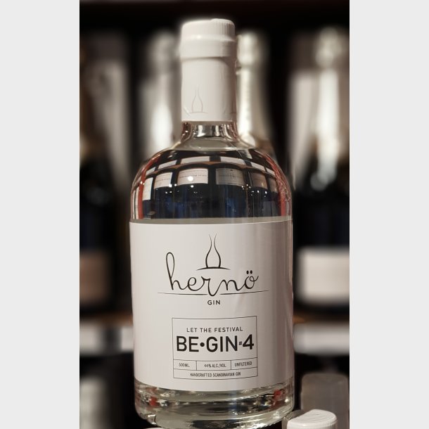 Hernö Organic Gin "Let The Festival" BE-GIN 4 44% 0,5 L.